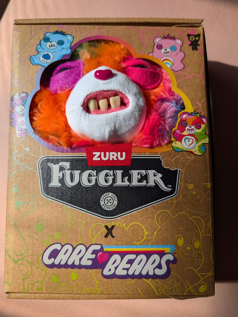 Fuggler x Care Bears Orange & Pink Plush Toy